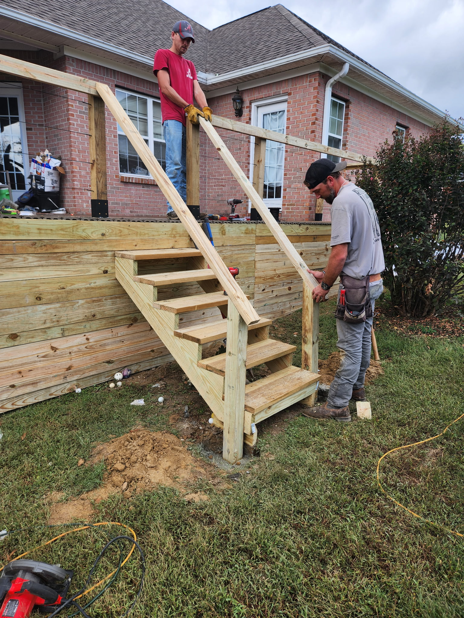 Premium Composite Deck Installation